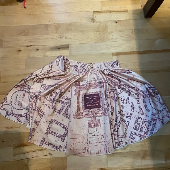 Harry Potter marauders map skirt dress HP - Picture 7 of 7